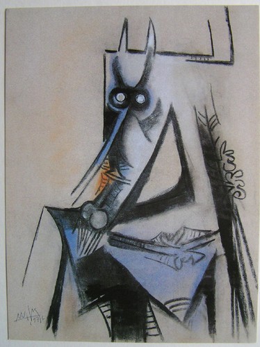 Wifredo lam carton d - -,