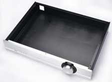 Case preamplificatore hifi pass fai da te telaio alluminio home audio dimensioni W430 H70 D308mm