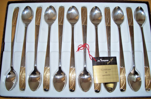 Set cucchiaini lunghi - 12,