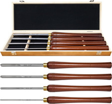 Utensili Di Tornitura per Legno 4 Pezzi Set Di Scalpelli per Legno Con Lama in A