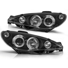 Fari Angel Eyes LED Nero per