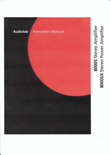 audiolab user istruzioni