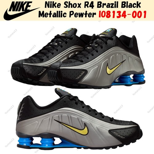 Nike shox brazil black - r4,