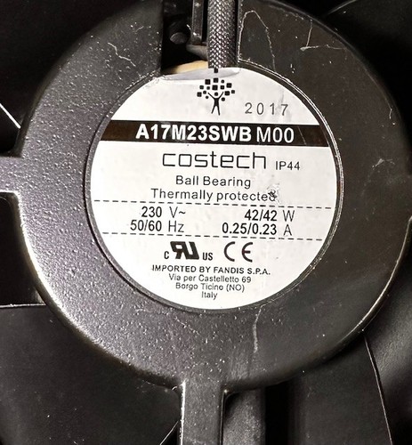 Ventola costech a17m23swb m00 - ventola,