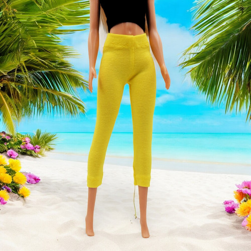Leggings gialli capri per - leggings, 3/4