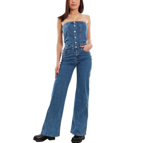 Salopette jeans donna overall