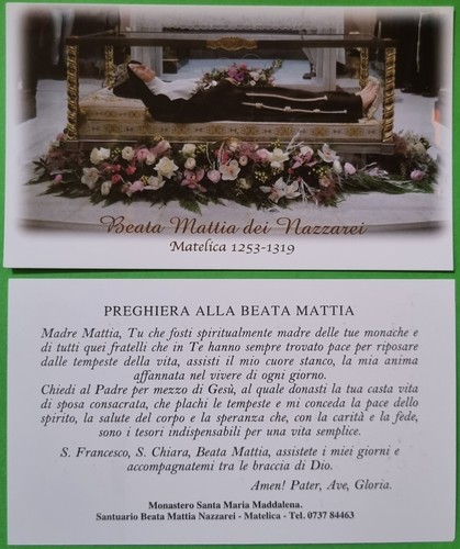 Beata mattia dei nazzarei - beata,