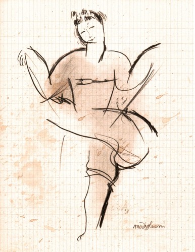 Modigliani 002005 graphite - 002005,