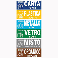 ® 6 Adesivi Raccolta