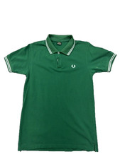 Polo Fred Perry verde cotone