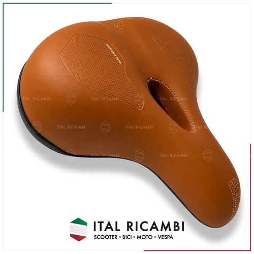 Sella bicicletta marrone - sella,