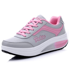 Scarpe donna Sneakers alte tonificanti camminata fitness dimagranti casual