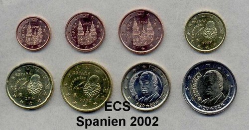 Spanien 2002 euro satz - euro-satz, 1