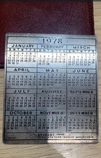 BULGARI ARGENTO 925 Calendario Rarissimo 