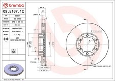 1X Disco freno BREMBO