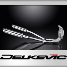 SUZUKI GSX1300R HAYABUSA 99-07 4-2 IMPIANTO DI SCARICO 350mm SILENZIATORE TONDO INOX