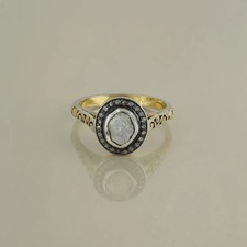 Anello solitario vintage - anello,