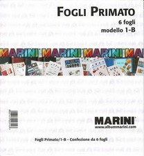 MARINI FOGLI PRIMATO MODELLO 1-B 1 BANDA CONFEZIONE DA SEI FOGLI NUOVA MF2104