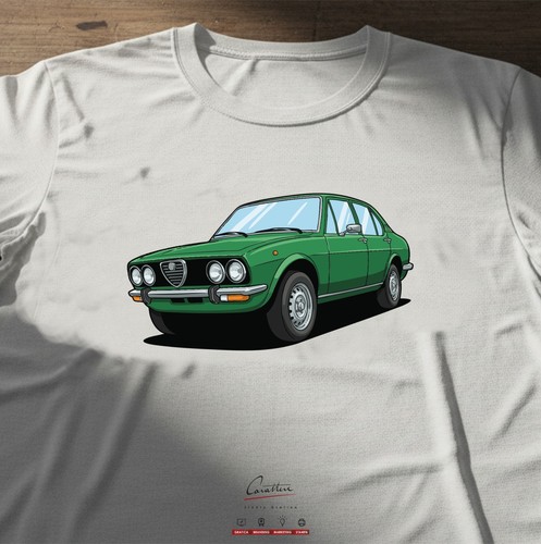 Shirt maglia auto - auto, vintage