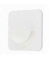 Set 4 Pz Supporti Adesivi Per Bastone Per Tenda Bagno Aste Doccia Bianco 87358