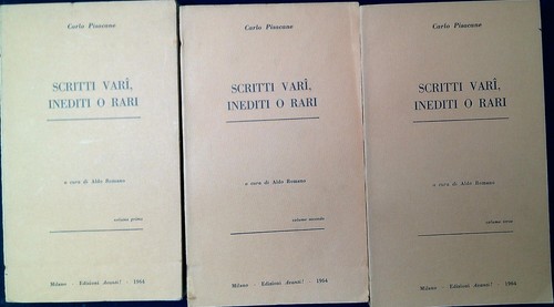 Scritti varî inediti rari - scritti,