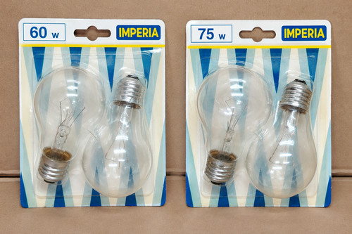 Coppia lampadine sfera e27 - coppia,
