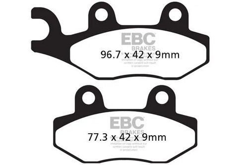 Sfac228 pastiglie freno - freno, serie