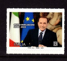 Silvio Berlusconi francobollo