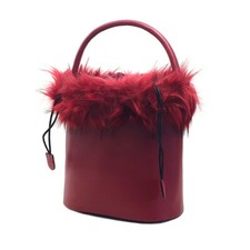 Borsa secchiello rossa con