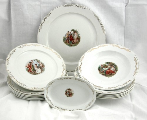 Set piatti antichi - 14, disegno
