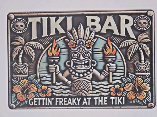 Insegna tiki bar - tiki,