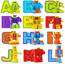 LetraBots Robot Trasformabili LETTER ROBOT ALPHABET ROBOTS A SCELTA