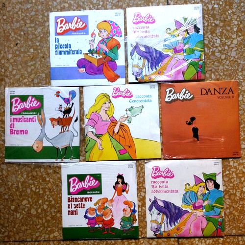 Barbie dischi giri mattel - dischi, 45