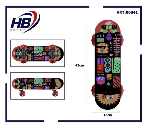 Skateboard skate legno - skate, in