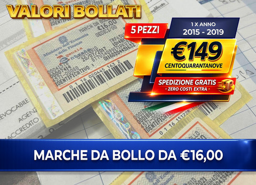 Marche bollo 00 - bollo, €16,00