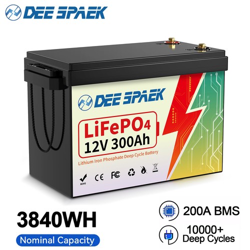 Batteria litio 12v 300ah - al,