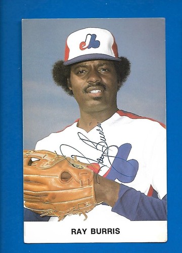 1980 ray burris autograph - 1980's,