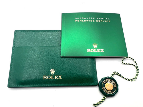 Rolex green tag - pass, case