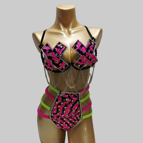 Costume danza samba fatto - , a