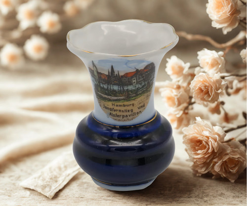 Vaso porcellana art deco - art,