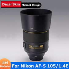 Per Nikon AF-S 105 mm F1.4E ED decalcomania pelle obiettivo adesivo pellicola vinile rivestimento