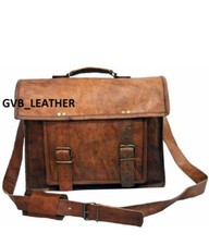 Uomo Giorno Tripper Valigetta Portatile Pelle Marrone Vintage Borsa Tracolla