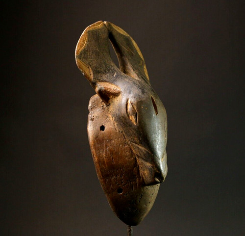 Maschera antica africana - , baule