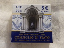 EURO ITALIA - 5 EURO IN ARGENTO PROOF  2011 OTTIMA QUALITA'