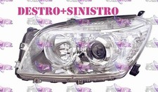 COPPIA FARI FANALE PROIETTORE DX+SX CROMATO TOYOTA RAV 4 06>09 DAL 2006 AL 2009