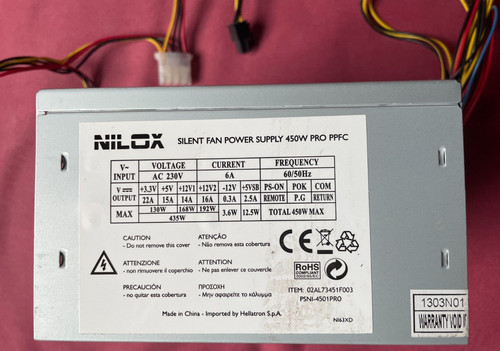 Alimentatore atx 450w - alimentatore, 6a
