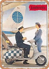 METAL SIGN - 1959 Lambretta LI