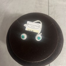 Orecchini argento Rodiato