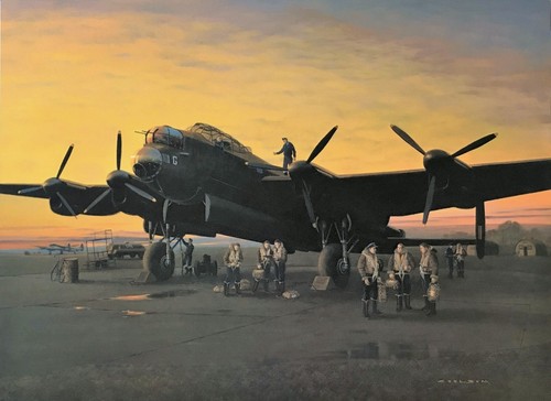 Lincolnshire sunset 1944 di - sunset,