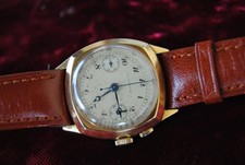 Hausmann Monopusher Cal 13 Chronograph Extremely Rare same Patek Philippe cal 13
